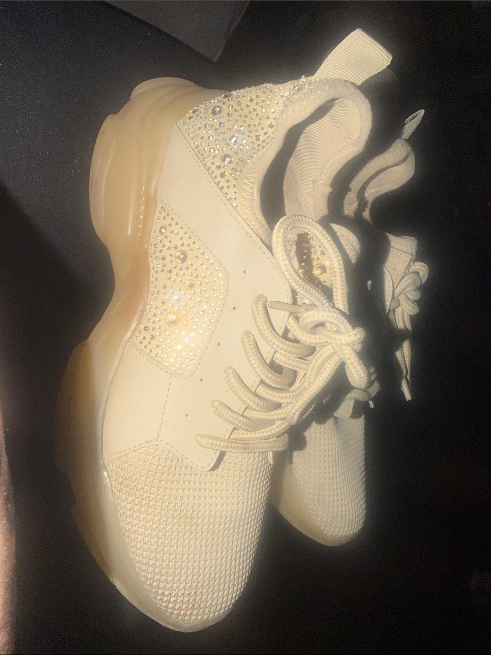 Steve Madden beige shoes size 9